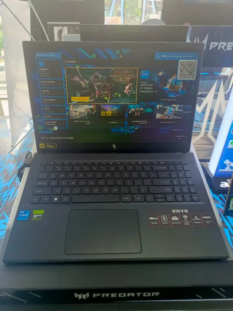 Kredit laptop Acer nitro ANV15-51 tanpa DP dan ADM