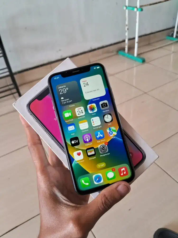 Iphone x 64gb fullset no hf inter all operator