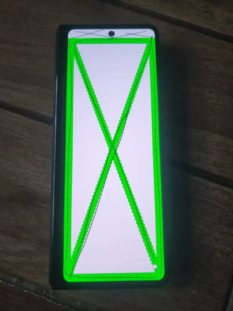 LCD depan samsung Z fold 3 original copotan normal