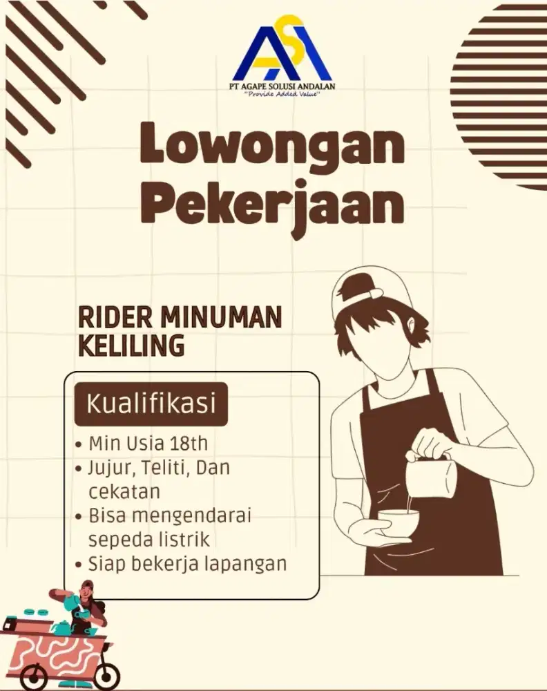 RIDER MINUMAN KELILING (SELIS)