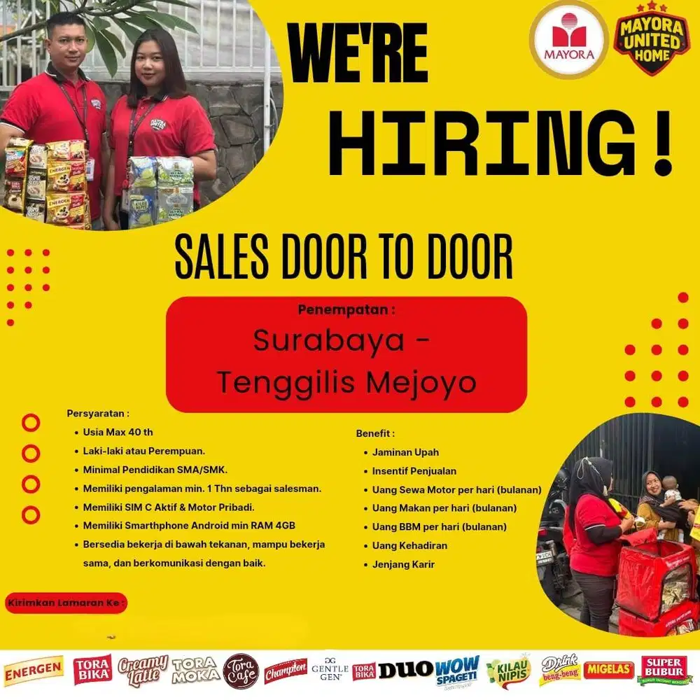 Lowongan Kerja Mayora Direct Selling