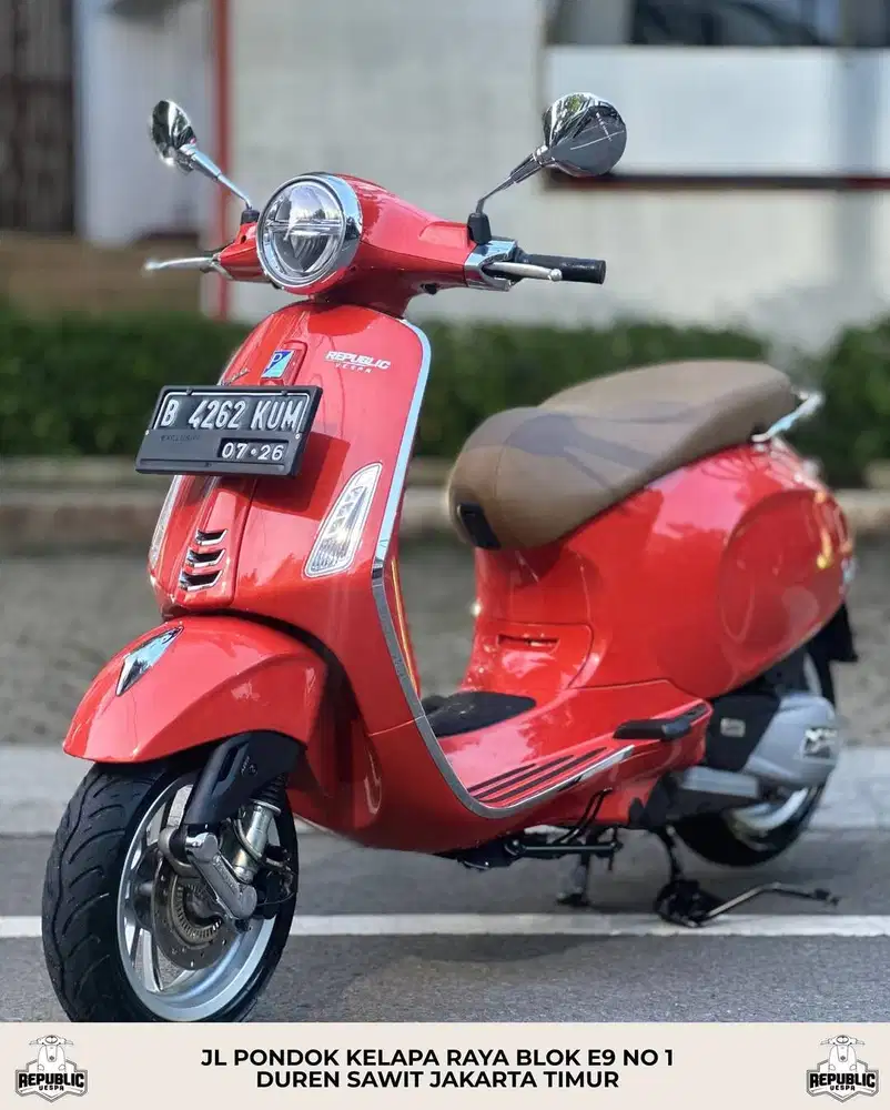 DIJUAL CEPAT Primavera 150 IGET ABS LED FACELIFT TH 2021 Warna Orange