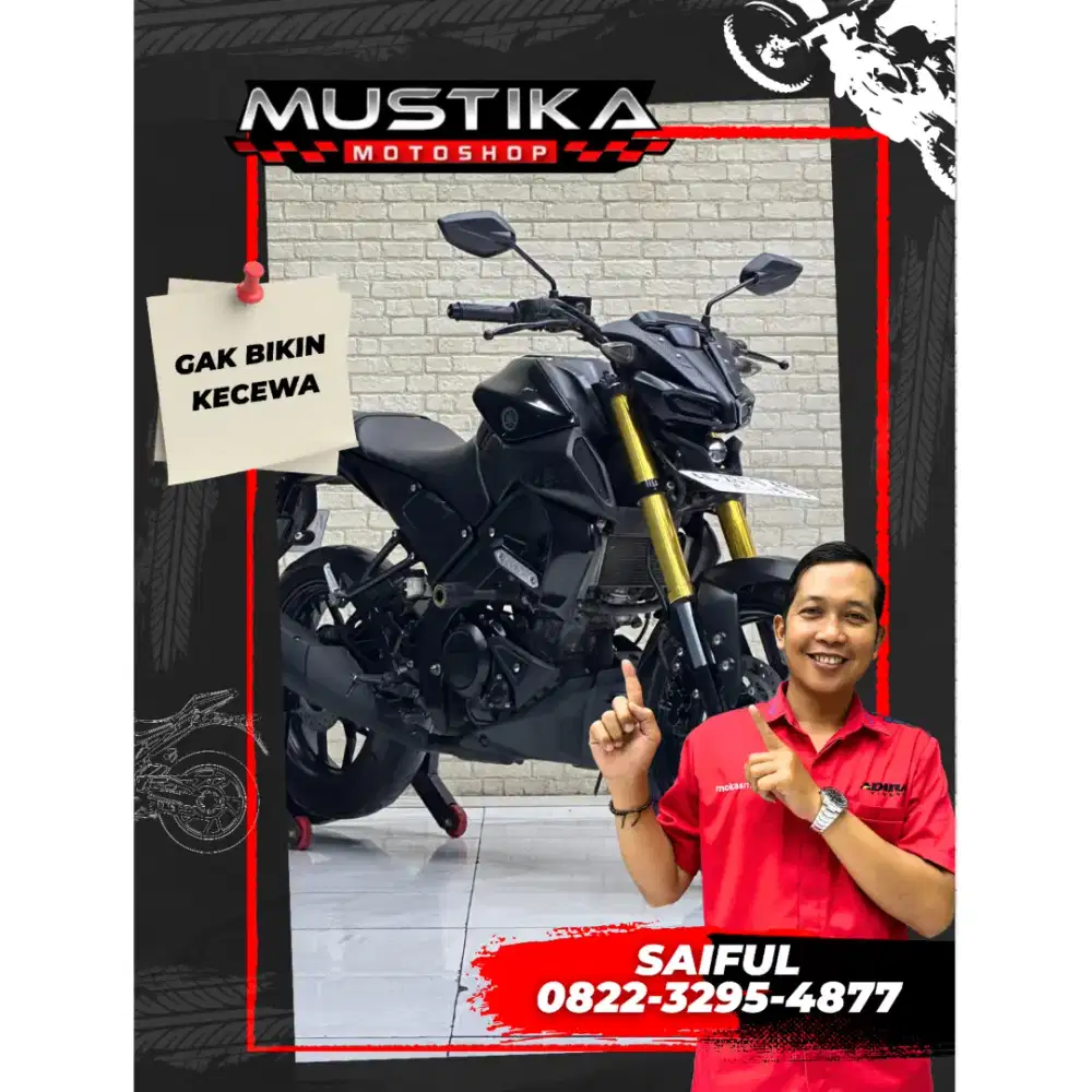 Perfect Condition!!Yamaha MT15 Naked 2019 Black Plat Jatim-Mustika