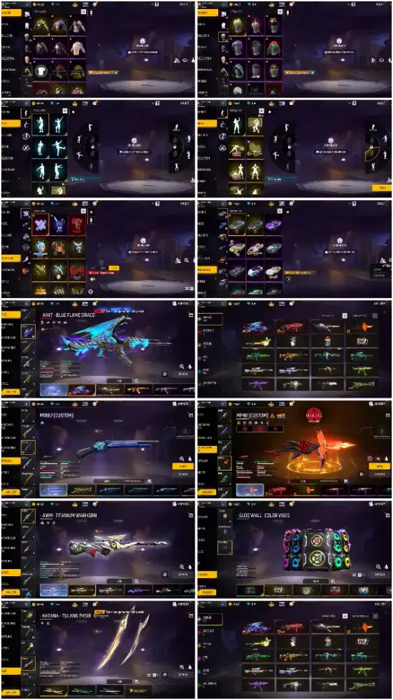 Jual akun FF yg minat lansung inbox