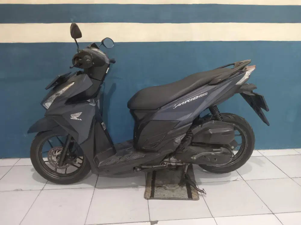 jual cepat honda vario led old 2017 150 blue matte