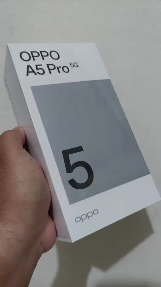 OPPO A5 PRO 5G 8/256 MERAH MUDA BARU . Masih segel imei aman