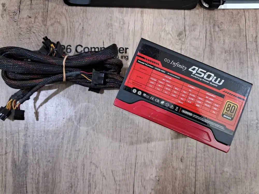 Psu infinity strike power pure 450watt 80plus bronze