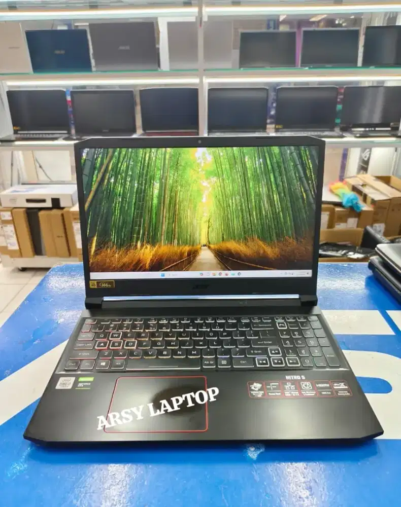 Acer nitro core i7 gen 10 vga gtx 1650ti vram 4gb