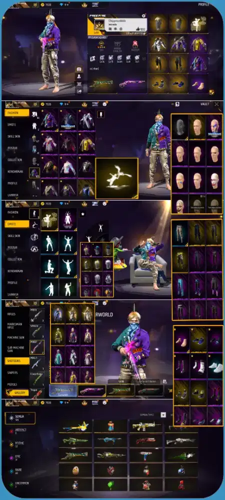 Jual akun spek SG reper yg minat lansung inbox