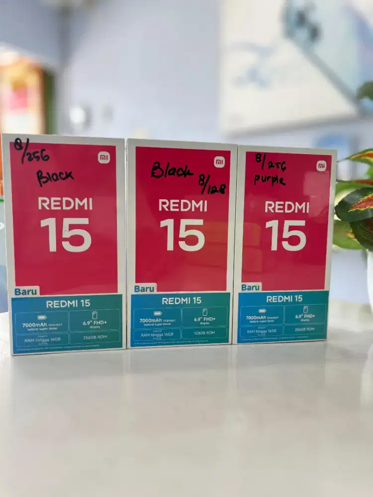 Xiomi redmi 15 8/128 baru