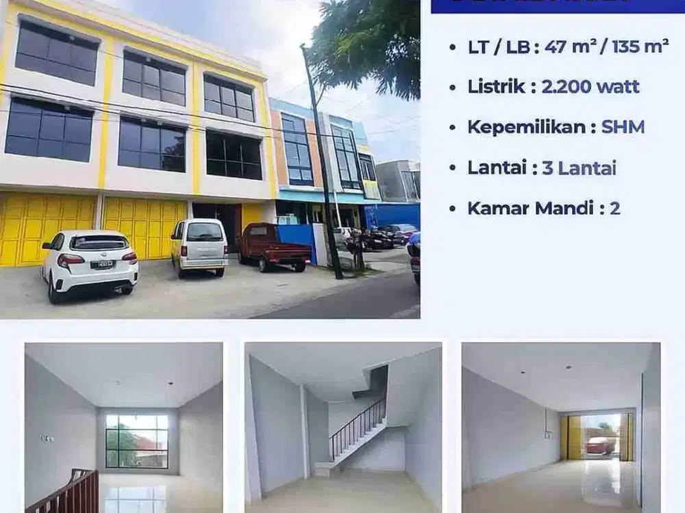 Dijual Ruko Baru Strategis Pusat Kota Dekat Jalan Yos Sudarso dan Veteran Solo. Harga Khusus Istimewa untuk Siapa yang Cepat Dia Dapat.