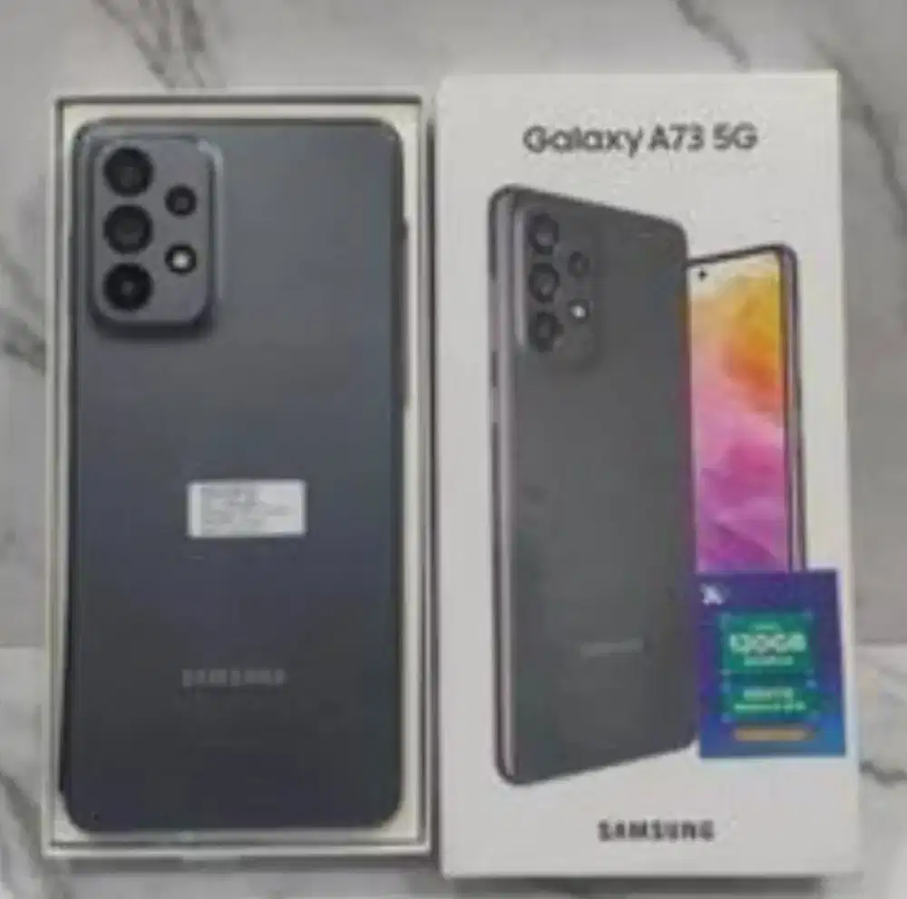 Murah hp samsung A73 5G 8/256 lkp, layar ori, bs tt