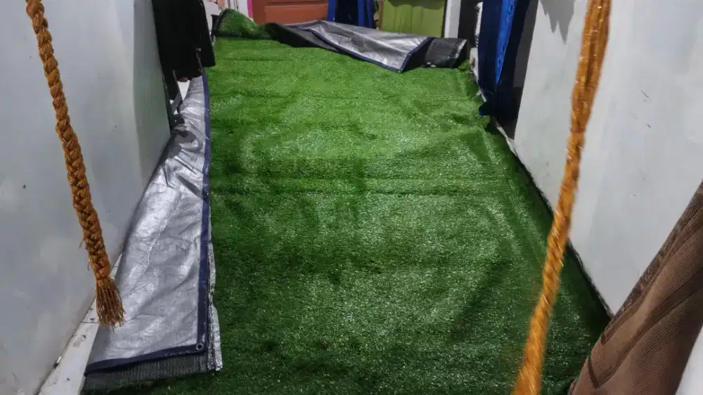 Karpet sintetis 3x4 bekas mulus