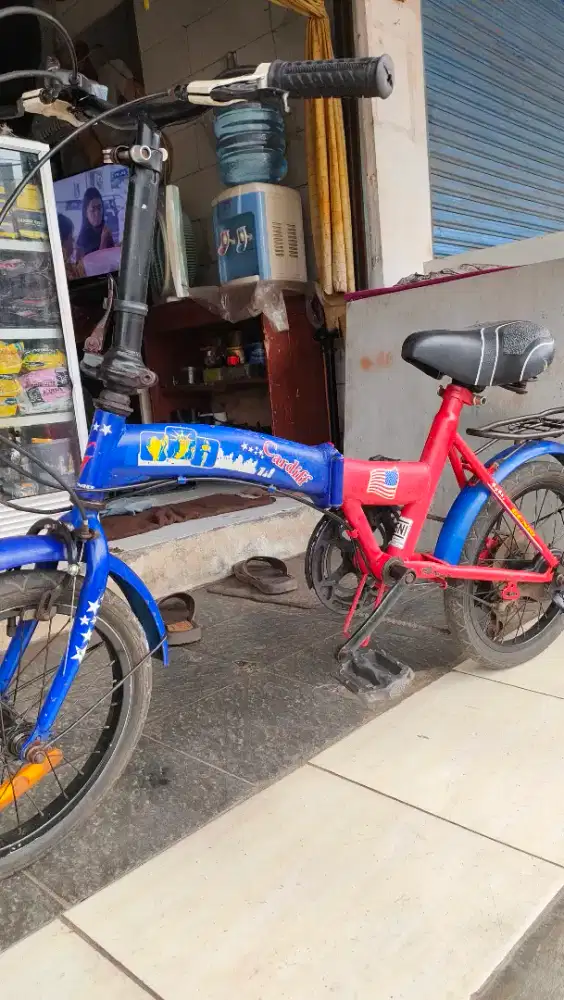 Sepeda lipat anak /dewasa r 16 merk Genio semua normal 6 spe 350rb ya