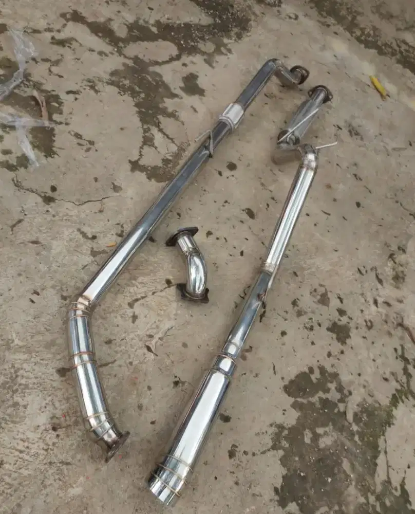 Knalpot full system Innova, Pajero, Fortuner, Dll Original Lokal
