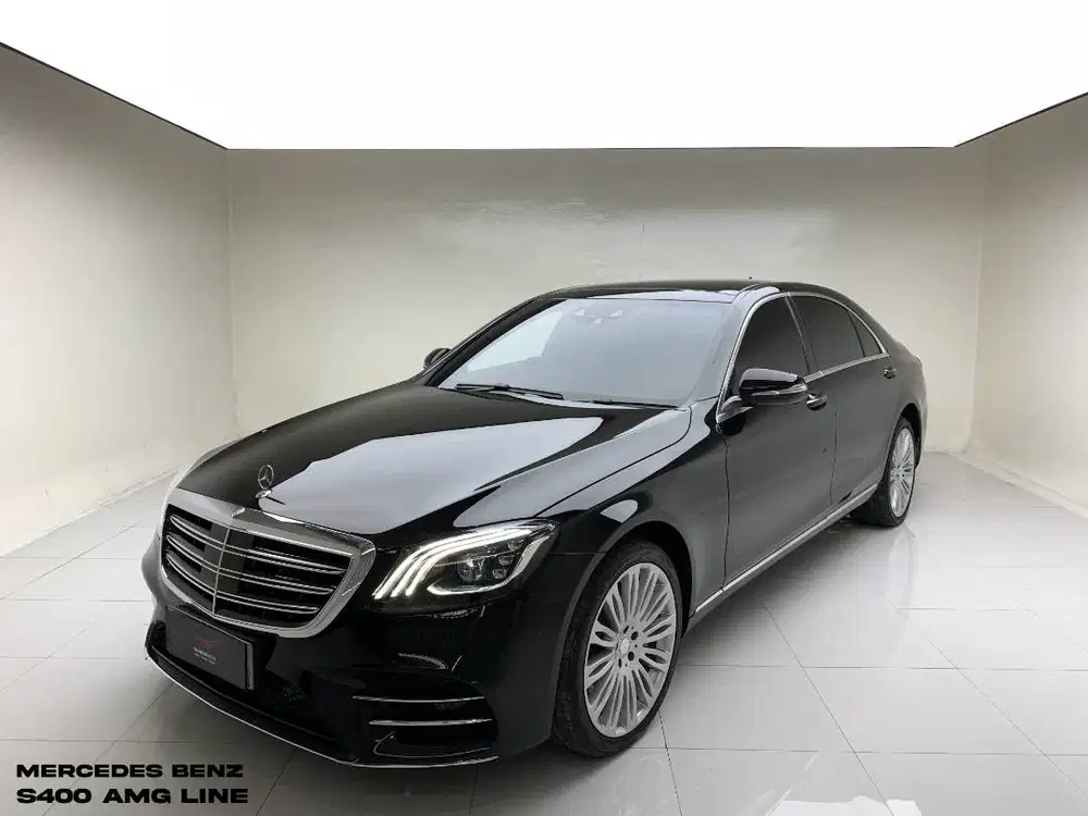 MERCEDES BENZ S400L AMG LINE 2017 BLACK ON BLACK