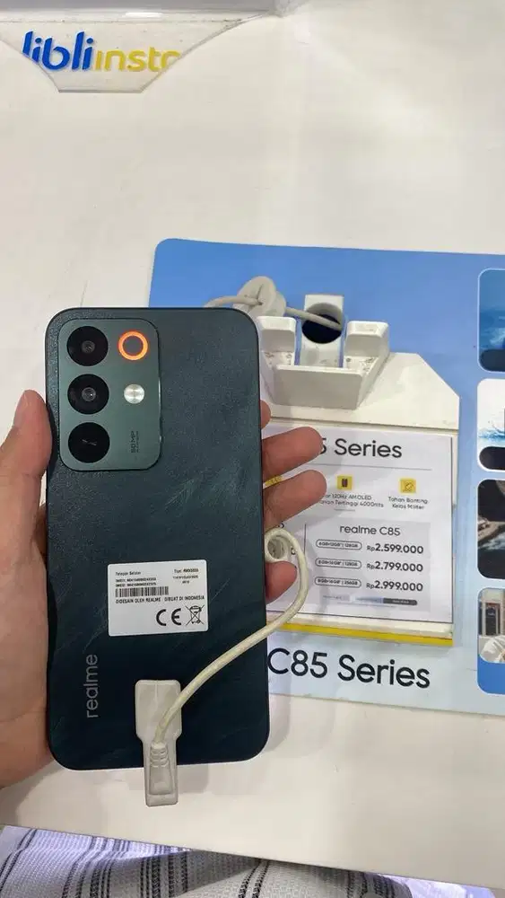 Realme C85 8+16/256 baru segel bergaransi