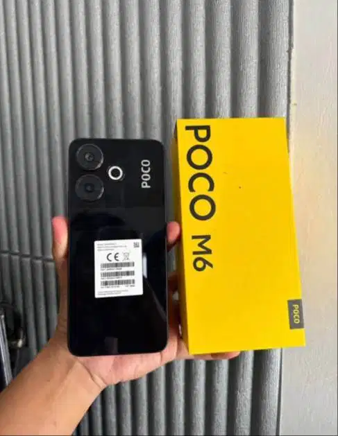 Poco M6 8/256gb bekas mulus