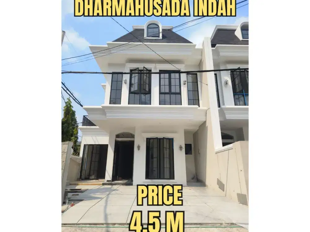 ‼️BARU GRESS‼️ RUMAH MEWAH AMERICAN CLASSIC DHARMAHUSADA INDAH 3 UNIT. DEKAT KERTAJAYA, MERR, GALAXY MALL, UNAIR, ITS, MANYAR, Dsb
