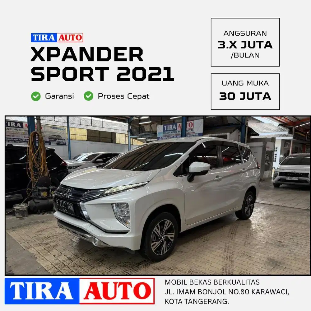 Mitsubishi Xpander Sport Matic AT 2021 Genap Jakarta Putih Ultimate