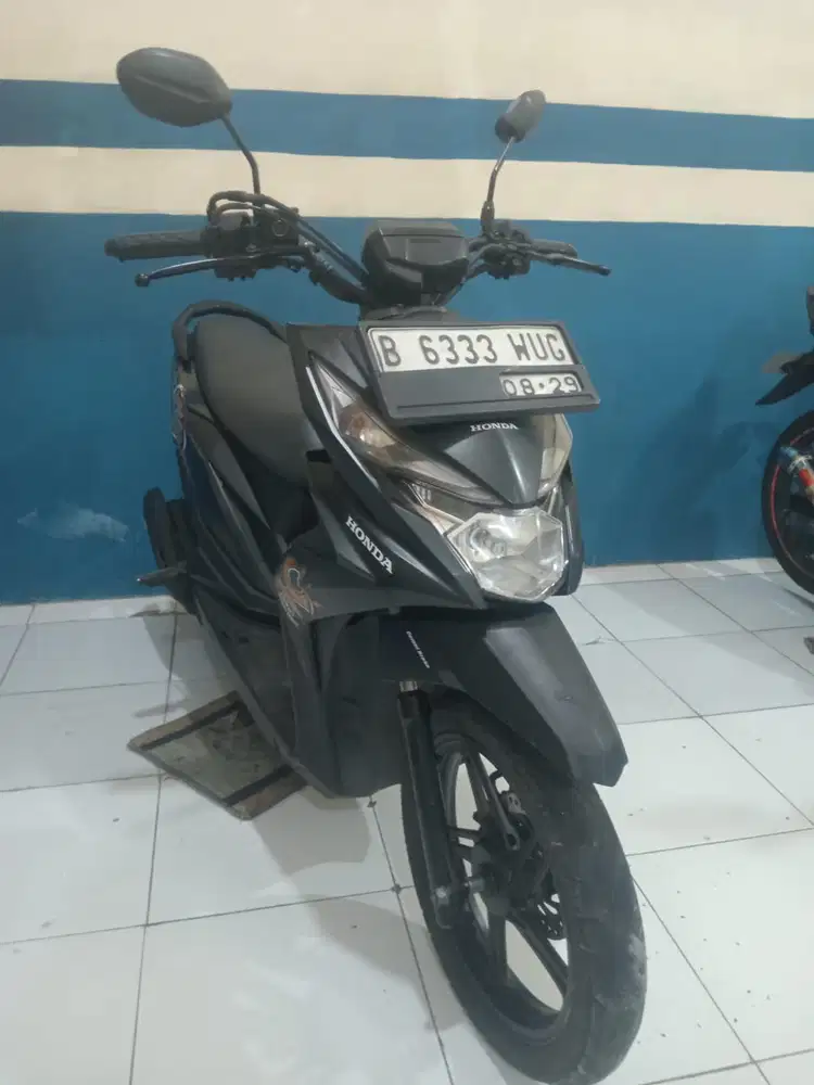 jual honda beat street 2019 plat tangsel siap pakai