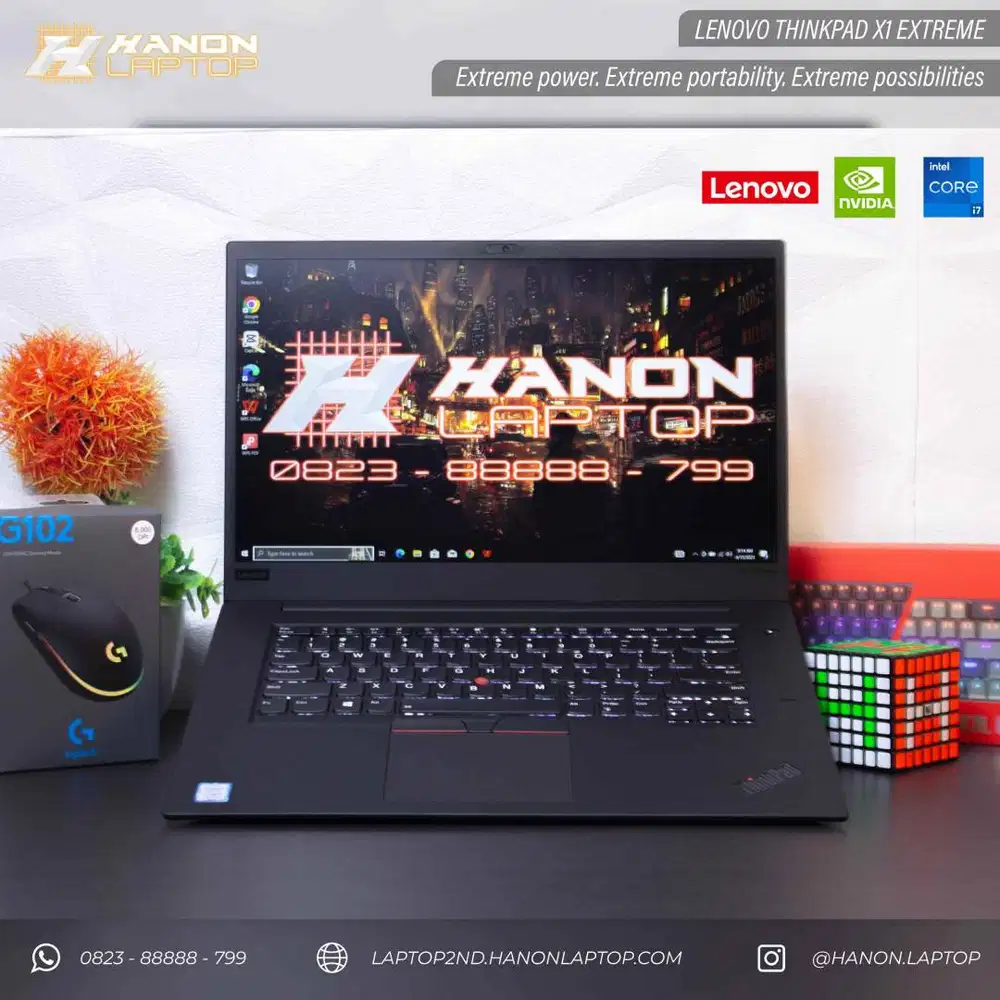 Lenovo Thinkpad X1 EXTREME Core i7-8750H Nvidia GTX 1050 TI 32/512GB