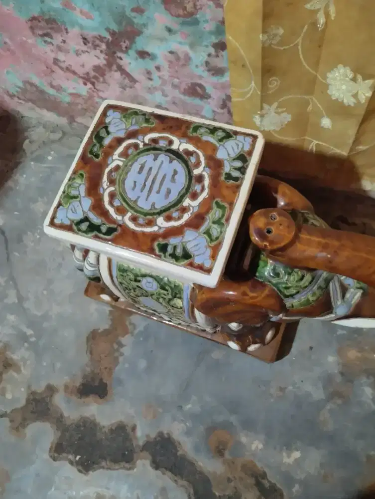 Jual patung gajah dri keramik