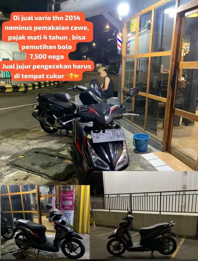 Honda vario 110cc lengkap