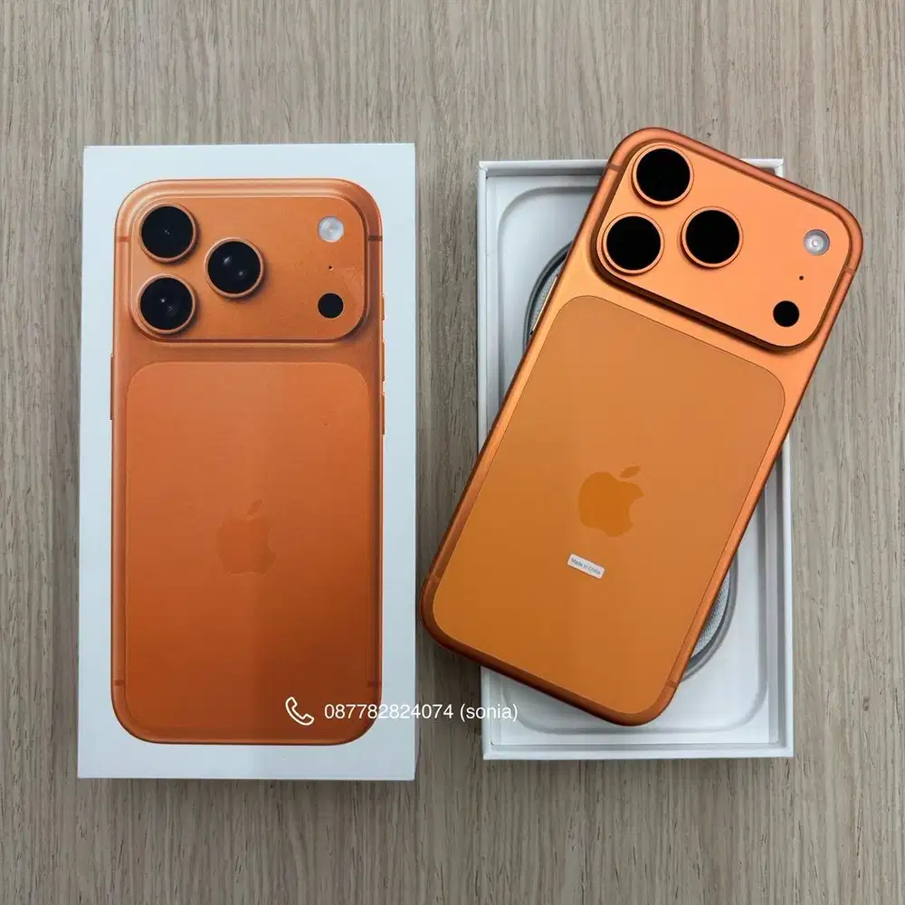 Cicilan 0% iPhone 17 pro 256GB cosmic orange bebas 2 kali angsuran