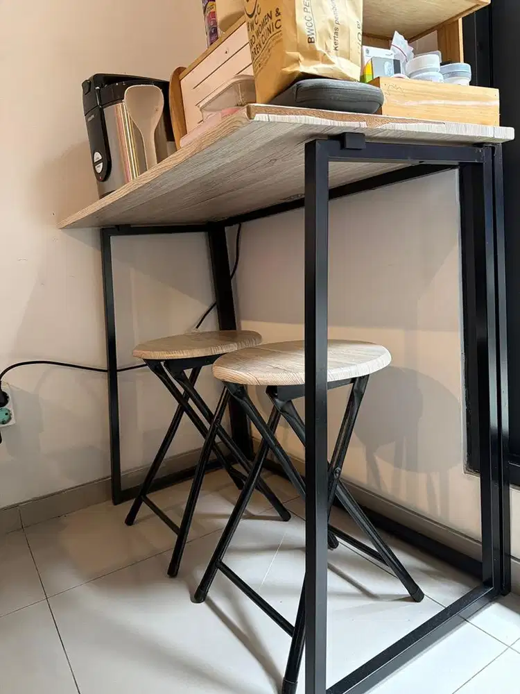 Meja makan set lipat informa