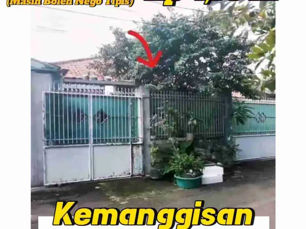 DIJUAL MURAH RUMAH DALAM KOMPLEK KEMANGGISAN JAKARTA BARAT