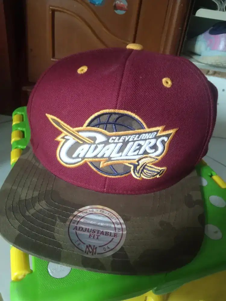 Topi NBA Mitchell & Ness Cleveland Cavaliers Throwback Snapback