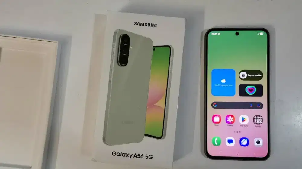 Samsung A56 Ram 12/258 Baru 1bulan Fullset Lengkap Invoice Mulus Bgt