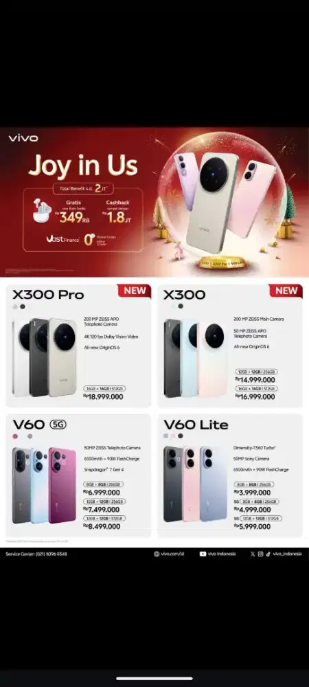 KREDIT HP VIVO 1 JUTAAN SAJA