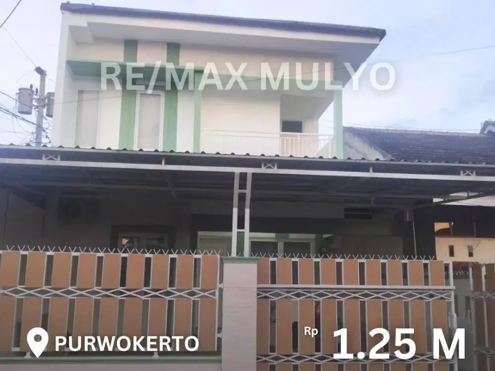Dijual Rumah Bagus Semi Furnished 2 Lantai Area Purwokerto
