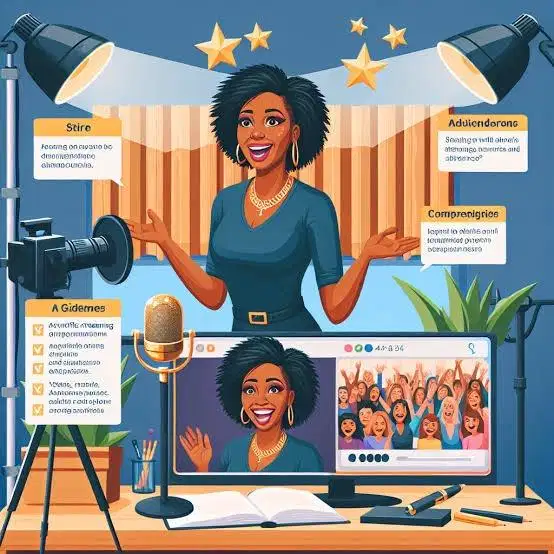 host live wanita tiktok & shopee