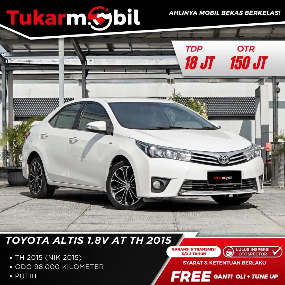 Recod berkala toyota corolla altis 1.8 V AT