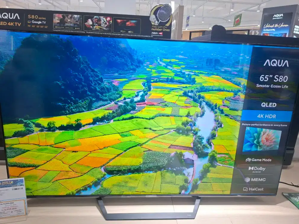 TV AQUA 4K QLED GOOGLE TV 65 INCH