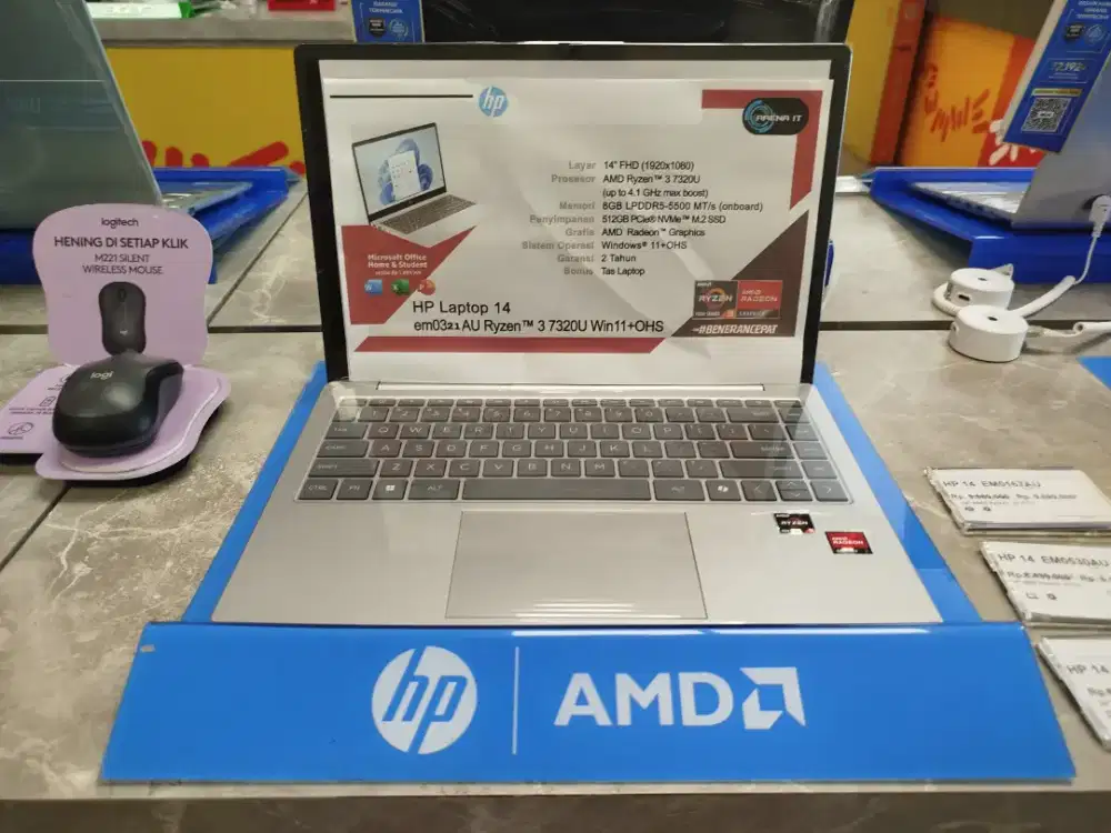 HP 14 Ryzen 3-7320U/ASUS/LENOVO/ACER