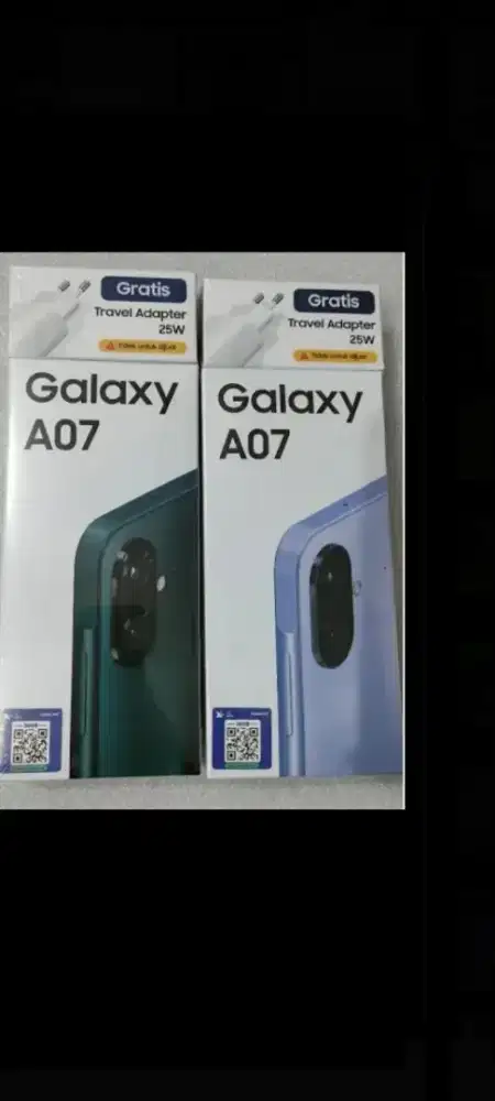 Samsung galaxy A07 ram 6gb 128gb dan4/64 resmi