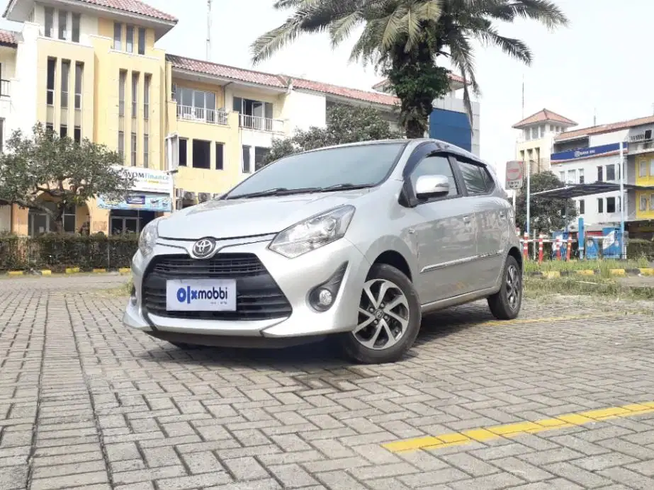 TDP 6,JT Toyota Agya 1.2 G Bensin-AT Silver 2019