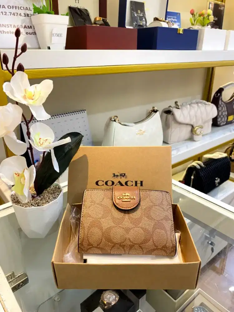 PROMO CREDIT DOMPET CANTIK dompet coach brown NO DP