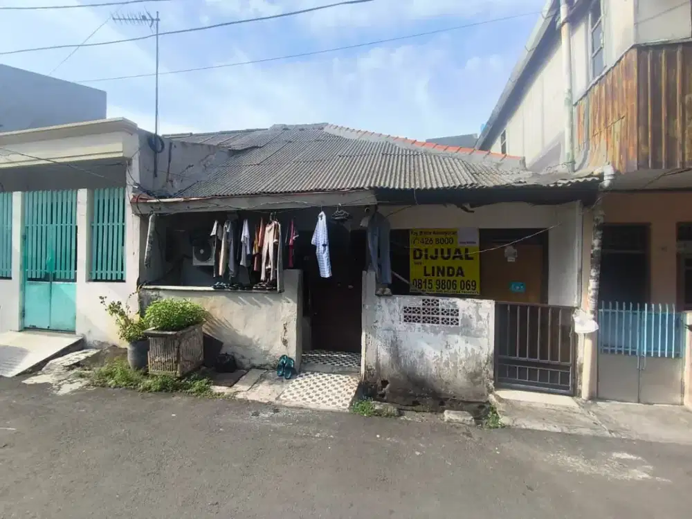 Rumah Kemayoran Murah JARANG ADA Lokasi bagus dekat Stasiun Kereta Api Akses mobil