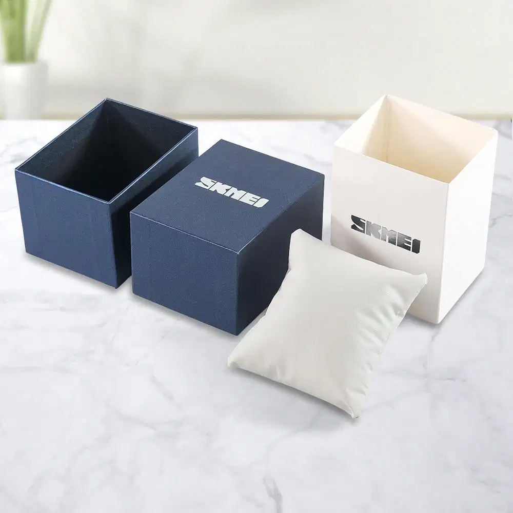 Jam tangan led free kotak bok skmei