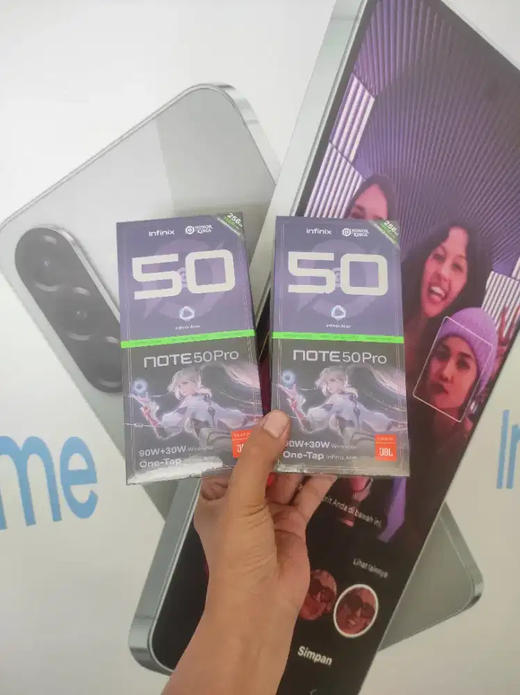Berminat silahkan WA Infinix Note 50 Pro 8+8/256 Garansi resmi 1thn
