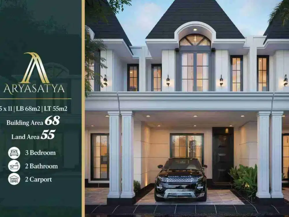 DIJUAL HUNIAN MEWAH 2 Lt, Mediterania Classic, di Ciater Serpong, Tangsel