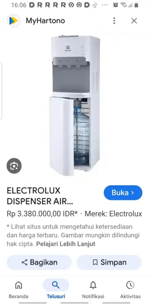 Jual Dispenser Elektrolux