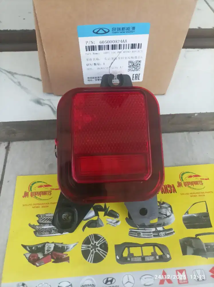 Mata Kucing Kiri Bemper Belakang Chery J6