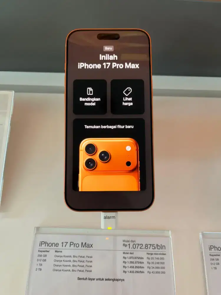 IPHONE 17 PRO CICILAN BUNGA 0% DENGAN KTP SAJA