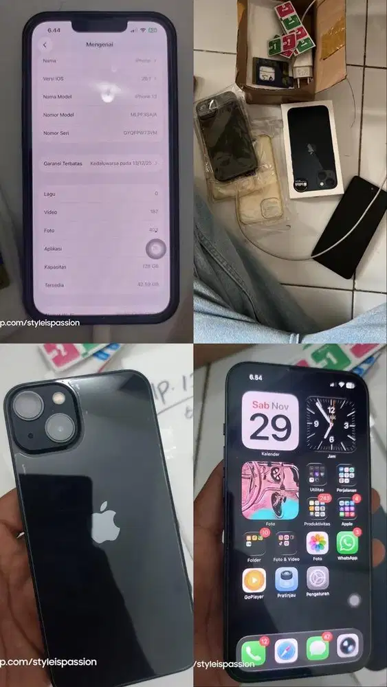 For Sale Iphone 13 Black 128Gb